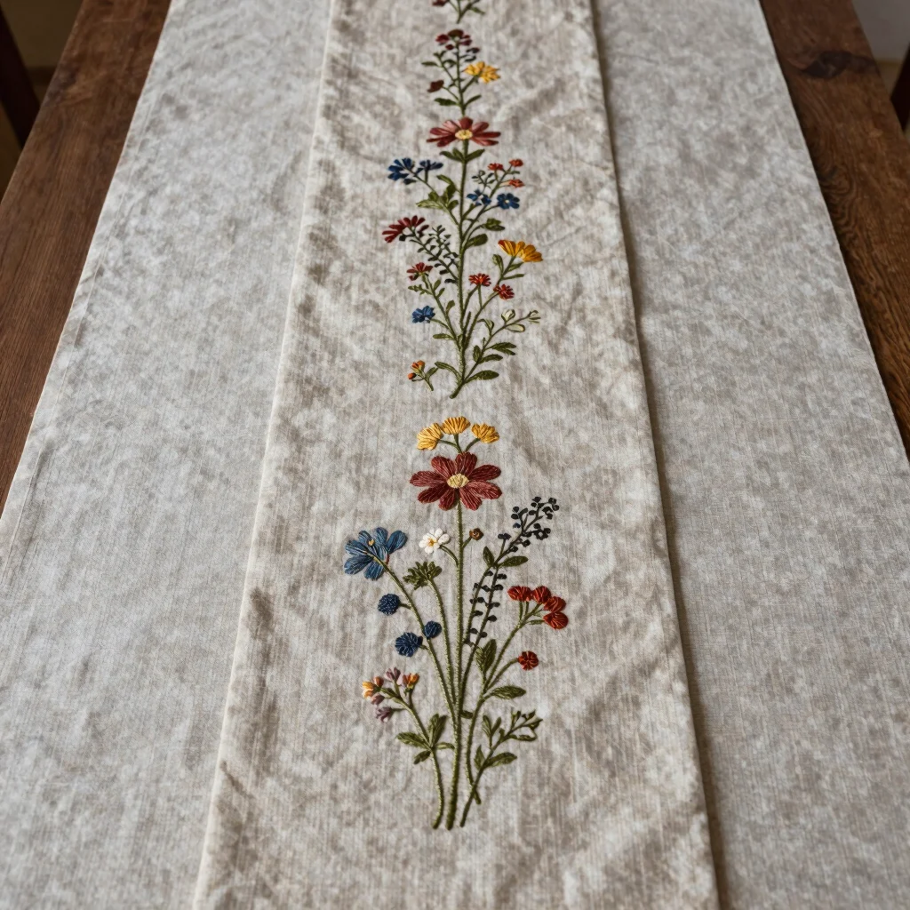 Wildflower Table Runner